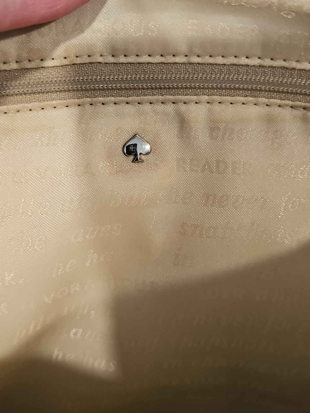 Kate Spade Tallow Court Jennifer Leather Satchel - Baby Blue Storybook Lining - Picture 11 of 16